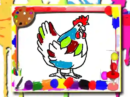 游戏Chicken Coloring Book在线