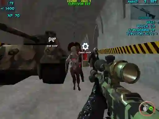 游戏Zombie Apocalypse Bunker Survival Z在线