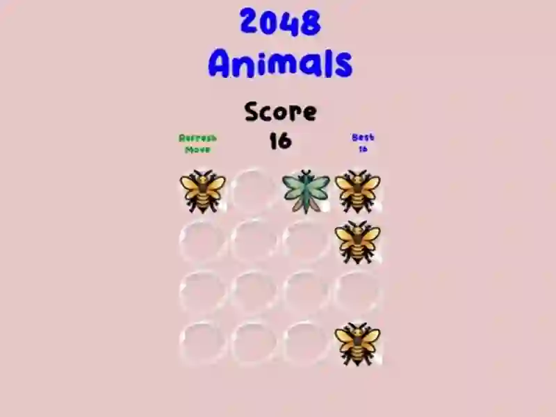 游戏2048 Animals在线