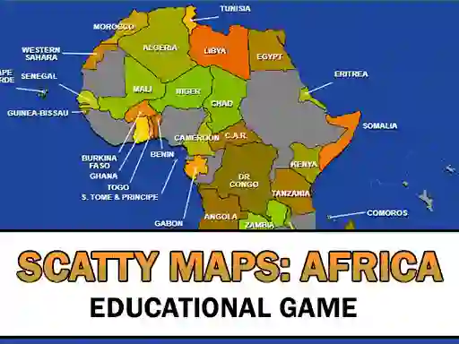 游戏Scatty Maps Africa在线