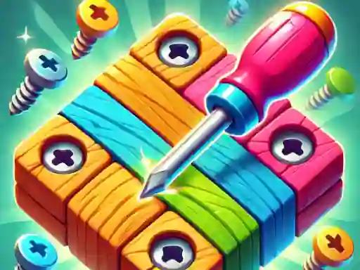 游戏Unscrew Wood Puzzle在线