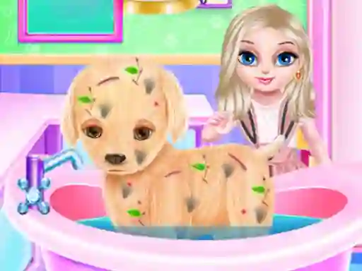 游戏Baby Elsa Puppy Surgery在线