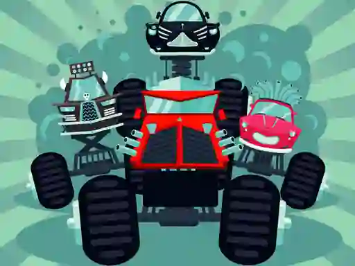 游戏Crazy Monster Trucks Memory在线