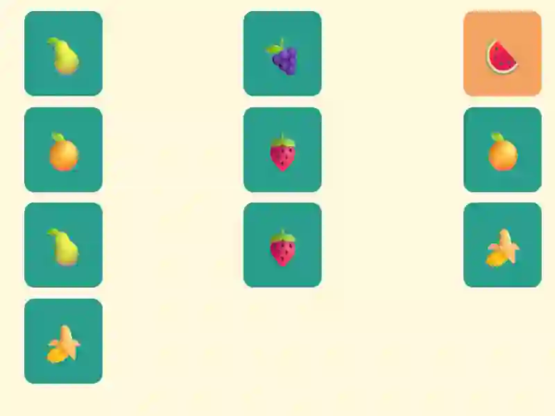 游戏Simple Fruit Memory在线