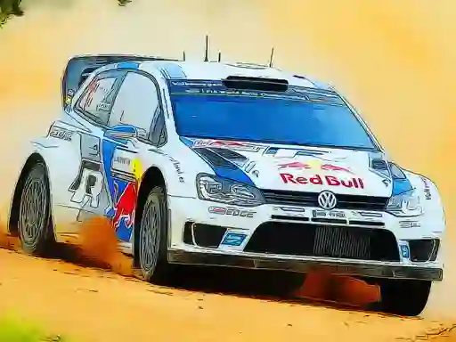 游戏Rally Car Driving Jigsaw在线
