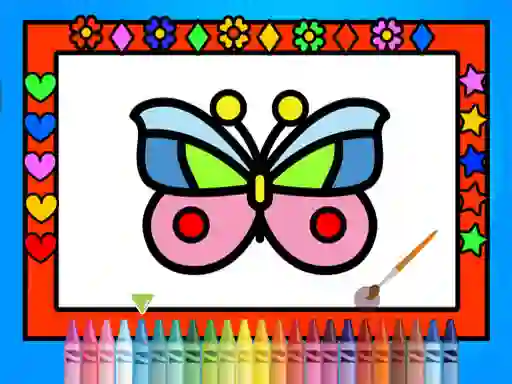 游戏Color and Decorate Butterflies在线