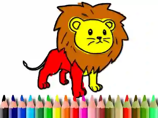 游戏Back To School: Lion Coloring Book在线