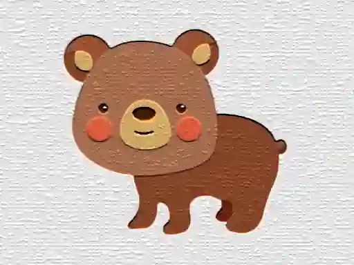 游戏Cartoon Bear Puzzle在线