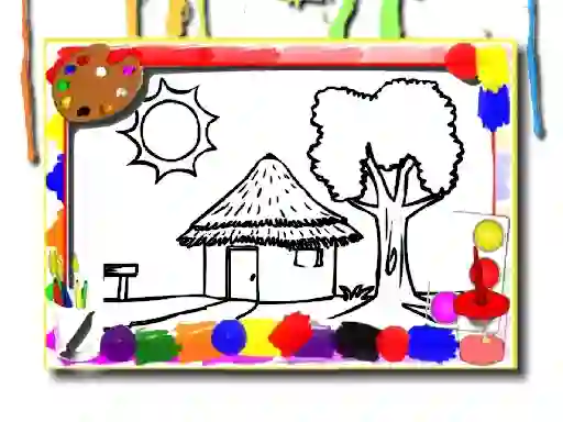 游戏Back To School: House Coloring Book在线
