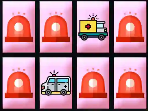 游戏Ambulance Trucks Memory在线
