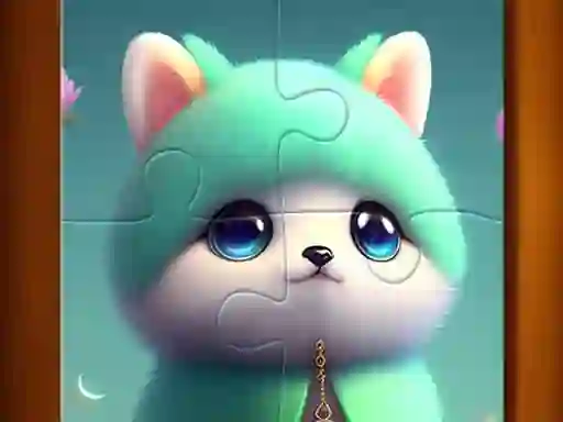 游戏Cute Cat Jigsaw Puzzle在线