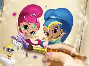游戏Shimmer And Shine Coloring Book在线