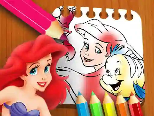 游戏The Little Mermaid Coloring Book在线
