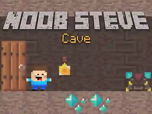 游戏Noob Steve Cave在线