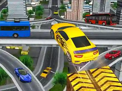 游戏Crazy Car Impossible Stunt Challenge Game在线