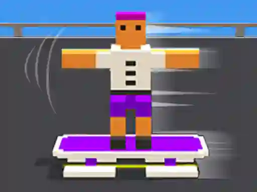 游戏Blocky Skater Rush在线