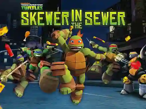游戏Teenage Mutant Ninja Turtles: Skewer in the Sewer在线