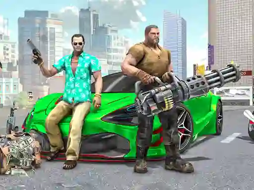 游戏Real Gangster City Crime Car Simulator Game在线