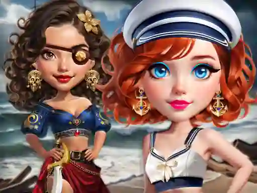游戏Sailor Chic vs Pirate Charm在线