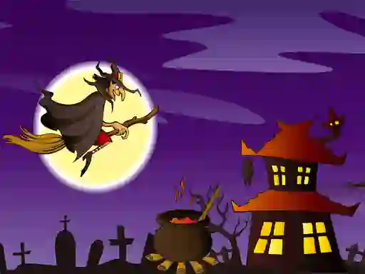 游戏Halloween Illustrations Jigsaw Puzzle在线
