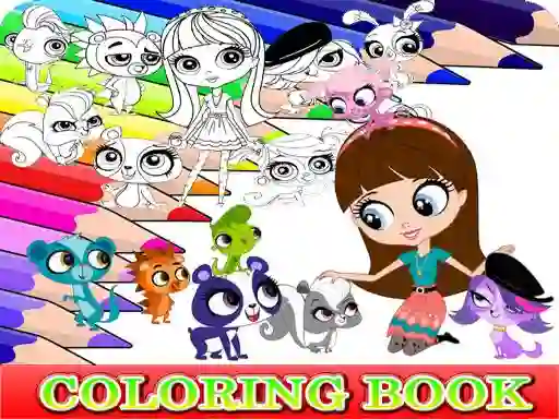游戏Coloring Book for Littlest Pet Shop在线