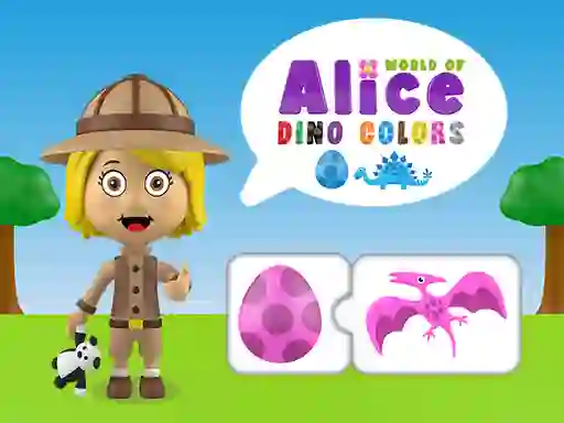 游戏World of Alice Dino Colors在线