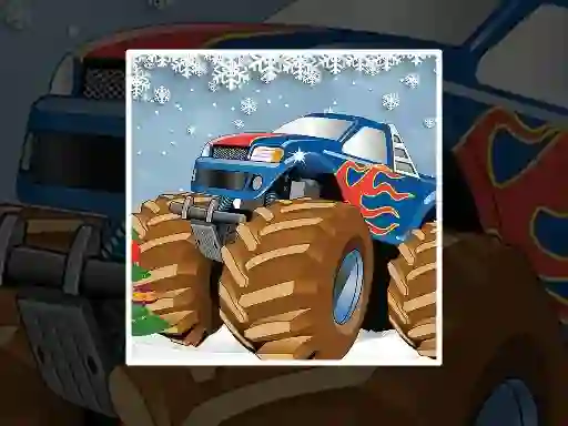 游戏Winter Monster Truck Puzzles在线