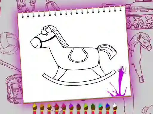 游戏Coloring Book: Toy Shop在线