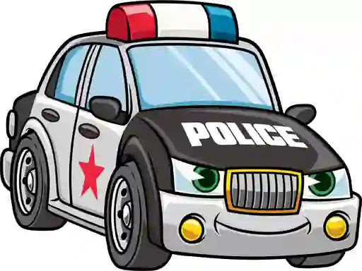 游戏Cartoon Police Cars Puzzle在线