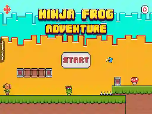 游戏Ninja Frog Adventure在线