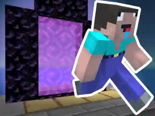 游戏Noob Steve Parkour在线
