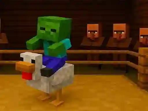 游戏Chicken Jockey hidden lava chicken在线