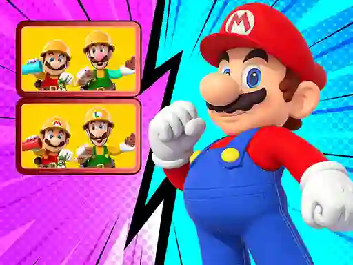 游戏Mario spot The Differences在线