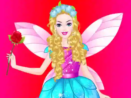 游戏Barbie Angel Dress up在线