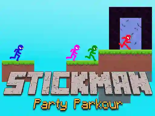 游戏Stickman Party Parkour在线