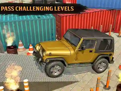 游戏Classic Real 4x4 Jeep Parking Drive Game在线