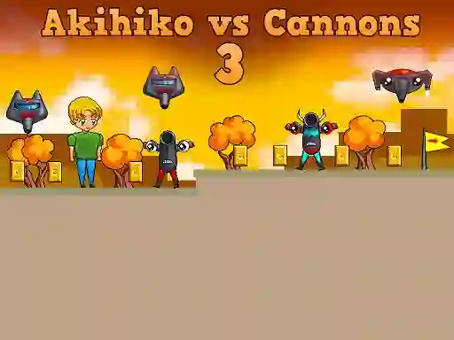 游戏Akihiko vs Cannons 3在线