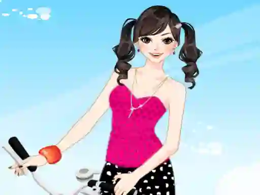 游戏Bicycle Girl Dressup在线