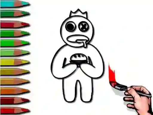 游戏Rainbow Friends Coloring Book在线