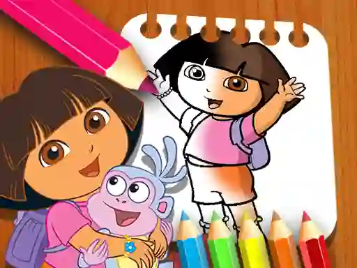 游戏Dora the Explorer the Coloring Book在线