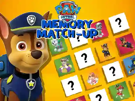 游戏Paw Patrol Memory Match Up在线