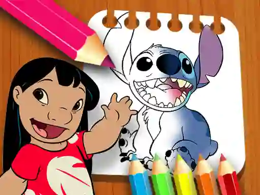 游戏Lilo and Stitch Coloring Book在线