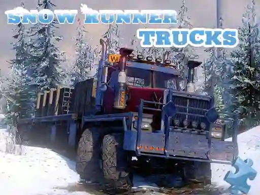 游戏Snow Runner Trucks Jigsaw在线
