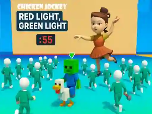 游戏Chicken Jockey: Red Light, Green Light在线