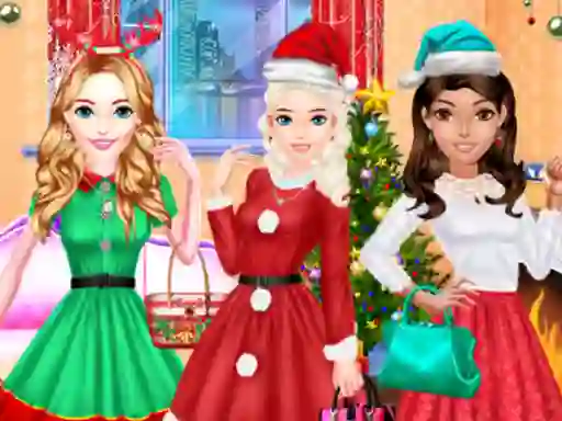 游戏Fashion Girls Christmas Party在线