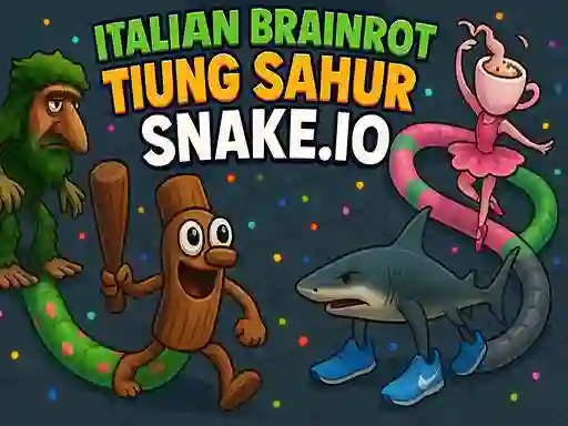 游戏Italian Brainrot Tung Sahur Snake.io在线