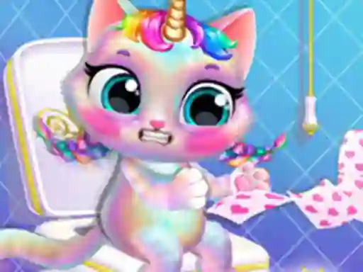 游戏Twinkle My Unicorn Cat Princess Caring在线