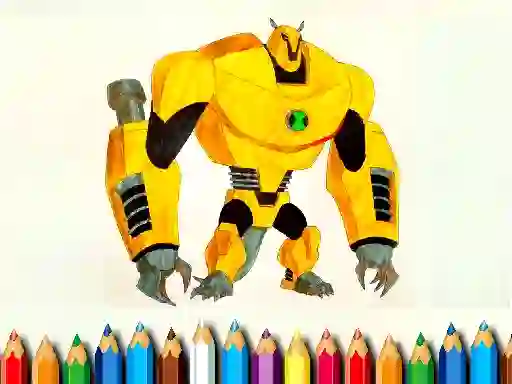 游戏Ben10 Monsters Coloring book在线