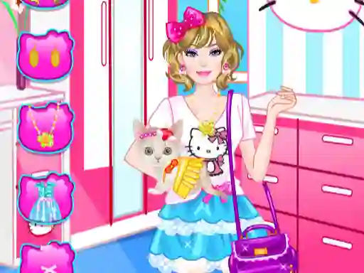 游戏Barbie With Kitty在线