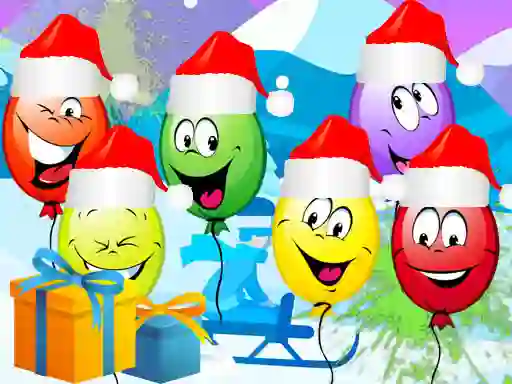 游戏Christmas Balloons Bursting在线